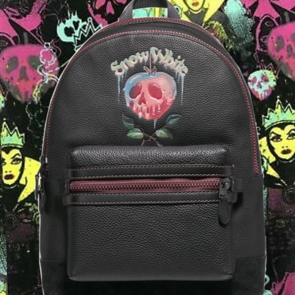 NWT ltd. ed. Coach Disney x poison apple backpack